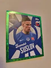 TOPPS EURO 2024 TOMAS SUSLOV GREEN PARALLEL STICKER - SVK PTW