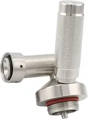 Brewing Tools Stainless Steel Beer Faucet Homebrew Keg Growler Spear Nitrogen Coffee Tap Brewing Accessory(Spear ss Cap)