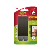 Command 9kg Extra Large Black Picture Hanging Strips - 8 Pack