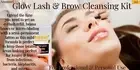 Ammuri Glow Lash & Brow Cleansing Kit - Brushes, Cleanser & Water - 50ml Fluid