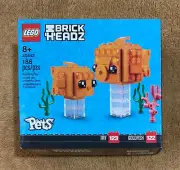 LEGO 40442 Brickheadz Pets Goldfish & Fry Set Brand New Great Box Fast Free Ship