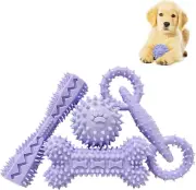 4 Pack Puppy Toys for 2-8 Months Pets Dog Chew Toy for Small Puppies Teething To