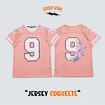 JERSEY COQUEETE RIBBON KOREA RUNING VOLLEYBALL BADMINTON 網球服