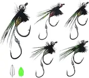 Fly Fishing Kit | Fly Assortment Realistic Dry Fly,Dry Fly Fishing Lures Kit with Bright Colors Gear for Fishing Enthusiast