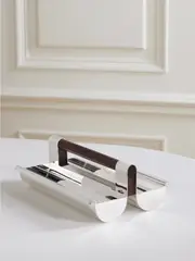 [Christofle] Christofle - Silver-plated And Wood Fruit Bowl - One size One size Silver