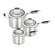 Scanpan Coppernox 3pc Saucepan Set