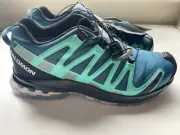 BNWT Salomon XA Pro v8 GTX Women UK5.5 EUR382/3 USA7 LegionBlue/Trooper/MintLeaf