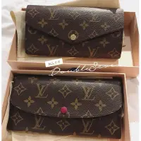 在飛比找Yahoo!奇摩拍賣優惠-LOUIS VUITTON LV長夾 EMILIE錢包 防刮