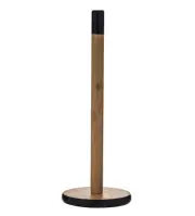 Multi buy 3 x Davis & Waddell Bamboo Paper Towel Holder 13x13x35.5cm Natural/...