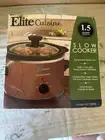 ELITE CUISINE MST-250FB SLOW COOKER (127720-2 I BY114)