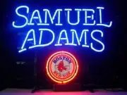 Samuel Adams Boston Red Sox Neon Sign 20"x16" Lamp Bar Light Glass Show Bar