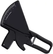 Generic 0-80mm Body Fat Caliper Analyzer Skin Fold Measurement Fitness Health New - Black