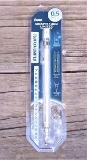 Pentel Graph 1000 Limited TSUTAYA Transparent Silver Mechanical pencil
