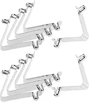 10Pcs Tent Buckle Boat snap Clip Solid Button Boat Buckle Compressed snap Clip snap Clip for DIY Buckle for Tent Pole Push Button Clips Tube Clips Appendix Spring Meng Gangpian