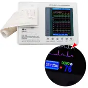 Portable Digital ECG EKG Heart Monitor 12 Leads 3 Channel Printer Interpretation