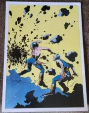 FRANK FRAZETTA print, Famous Funnies #216 in color, Buck Rogers, 1970's