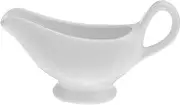 Ciieeo Ceramic Gravy Boats Porcelain Saucier for Gravy Salad Dressings Broth Lightweight Portable Seasoning Storage Container for Home Kitchen Parties Picnics