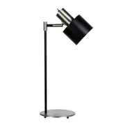 Ava Brushed Chrome Scandustrial Table Lamp