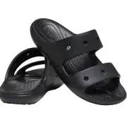 NWT Crocs Kids Size C11 Black Classic Sandals Water Shoes Slides Boys Girls New