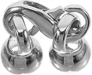 Generic Lobster Clasps Metal Jewelry Charms Bracelet Fasteners for Women DIY Pearl Necklace Connector Silver Layered Necklace Clasps