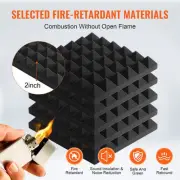 Acoustic Foam Panels 36 Pack Sound Absorption for Studio Wall Ceiling 12x12x