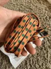 Meerkat Snowboard Boot Laces (pair) 99” New OSFM Flat Lace Gold Virus Print