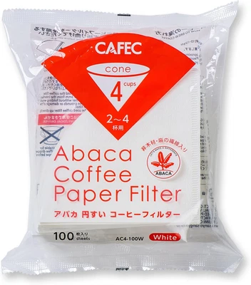 2 Cup Abaca Coffee Paper Filter 100-Pieces