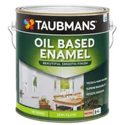 Taubmans 4L Neutral Semi Gloss Oil Based Enamel