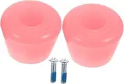 INOOMP 1set Roller Skate Toe Stoppers Pu Brake Pads for Inline Skating Easy to Install and Compatible Roller Skates Noise-reducing Design for Improved Braking Performance