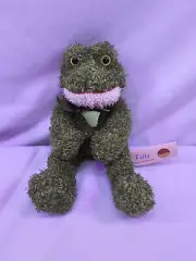 Tri Russ Fritz The Frog Plush Stuffed Animal 11” Harvest Moon 79964 VTG