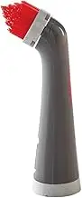 Rubbermaid Power Scrubber, Grey, Plastic and Rubber, Nylon Bristles, All-Purpose Head, Grout Head