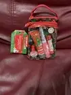 Lip Smacker Glam It Up Christmas Holiday Glam Bag Cosmetic 4-Piece Gift Set NIP