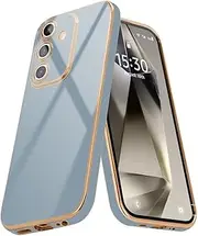 [ATISIJIE] Case for Samsung Galaxy A54 5G Original Mobile Phone Case, Ultra Thin Electroplated Soft Silica Gel, Scratch-Resistant TPU Mobile Phone Case, Simple, Stylish, Shiny Protective Cover Case,