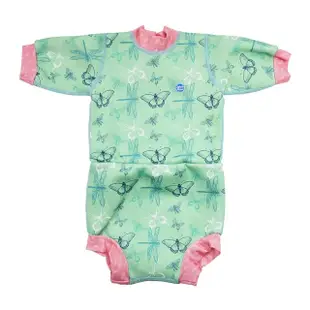 【Splash About 潑寶】嬰兒 尿布褲 連身 防曬 抗UV-花漾蜻蜓(嬰兒泳褲)