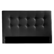 Brook Fabric Bed Headboard, Queen, Charcoal