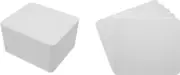 (100) Cassette Tape Box Bin Shelf Divider Cards - 4-3/8" x 3-3/4" - White 30mil
