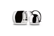 Bugatti Italy Romeo Toaster and Giulietta Kettle Set - Chrome