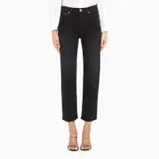 [Re/done] Black Cropped Trousers 30 Black