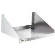 18"W x 24"L 18G Stainless Steel Commercial Restaurant Wall Mount Microwave Shelf