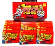Vintage 1972 Donruss Turned On Iron Ons Box 24 Wax Packs of Iron Ons