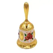Hand Bell,Metal Dinner Bell Decorative Wedding Bells Service Bell Call Bell C...