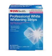 CVS Health Professional White Whitening Strips 20 Day Treatment 40ct