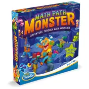 ThinkFun Math Path Monster 2-4 Players Strategy Board Game Set Kids/Family 6y+