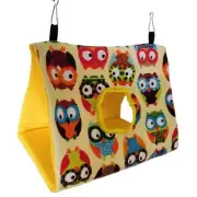 Bird Hammock with Hanging Hooks Parrot Snuggle Cage Tent for Cockatiels
