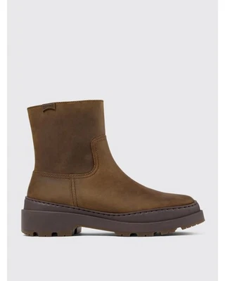 Camper Brutus Trek Leather Ankle Boots Women Brown