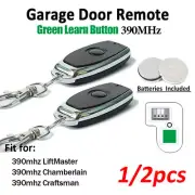 For Sears Craftsman Garage Remote Transmitter Mini Key Chain Green Learn Button