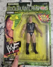 1999 WWF The Rock Back Talkin' Crushers MOC carded wwe Dwayne Johnson figure