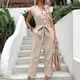 summer women jumpsuit casual ladies clothes夏季收腰女連體褲