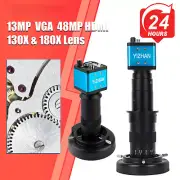 Monocular Microscope Digital Camera + Adjustable Lens For Repair Phone Soldering