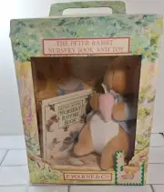 Beatrix Potter's The Peter Rabbit Nursery Book & Toy - F Warne & Co 1997 - NIB